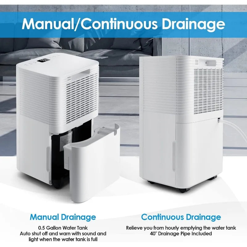 32 Pint 2000 Sq. Ft Home Dehumidifier with LED Touch Control