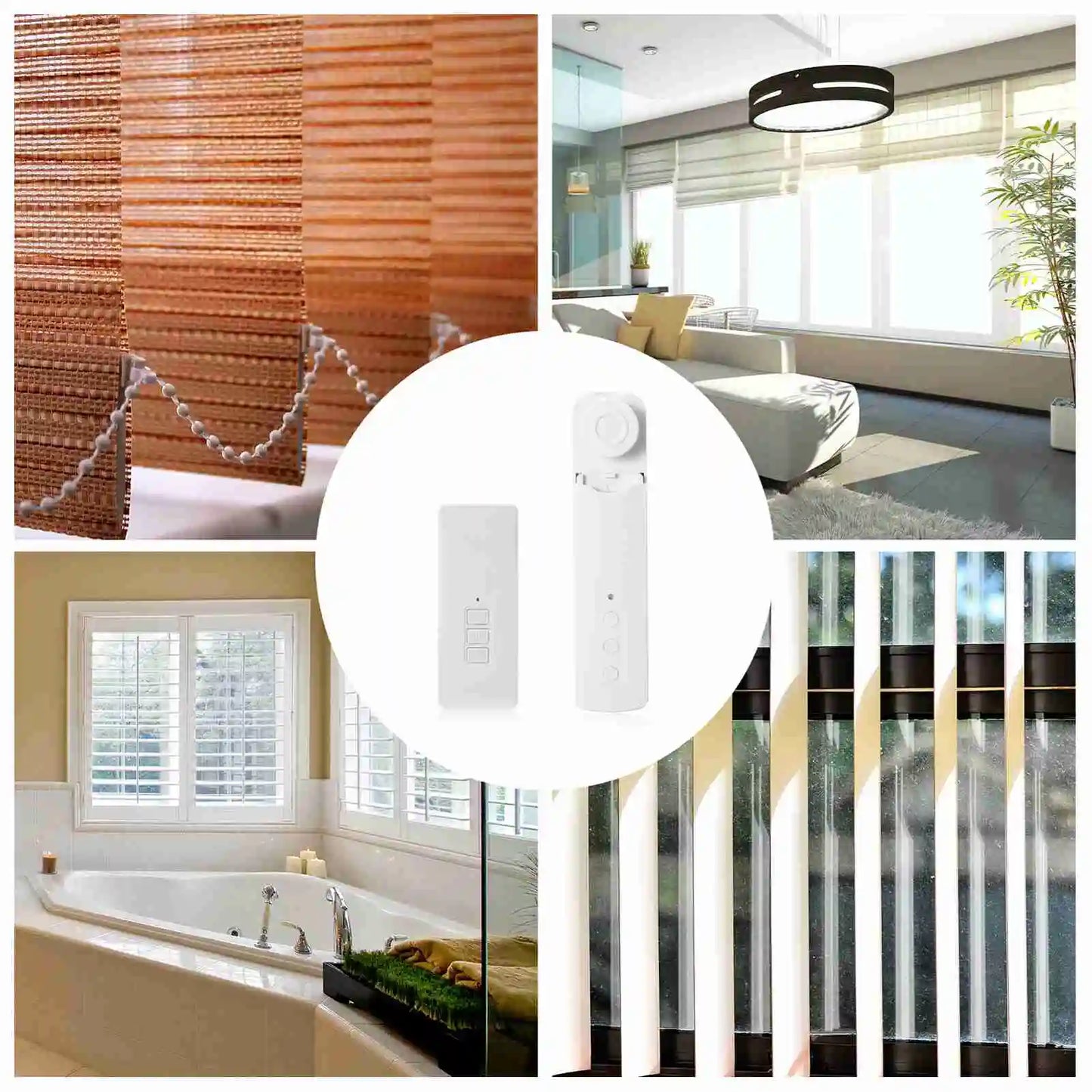 Tuya WiFi TM616EGWT Smart Pull Bead Curtain Motor with App and Voice Control