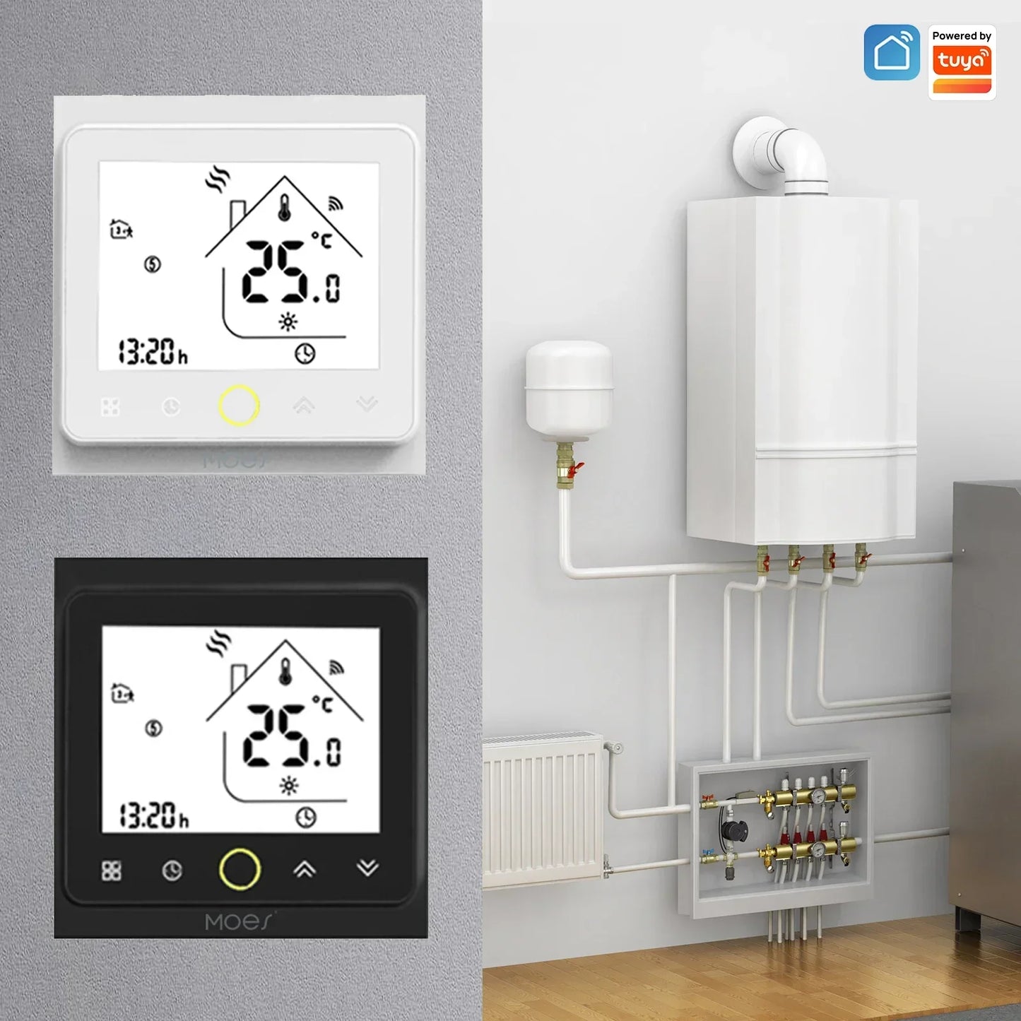 MOES WiFi Smart Thermostat for Floor Heating and Gas Boilers