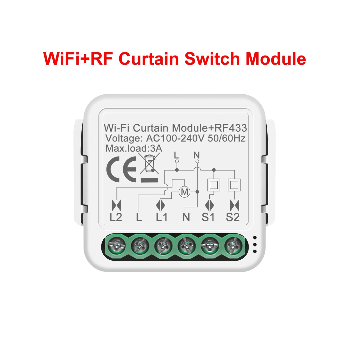 GIRIER Tuya Smart Curtain Switch Module