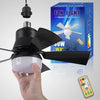 E27 LED Fan Light with Remote Control