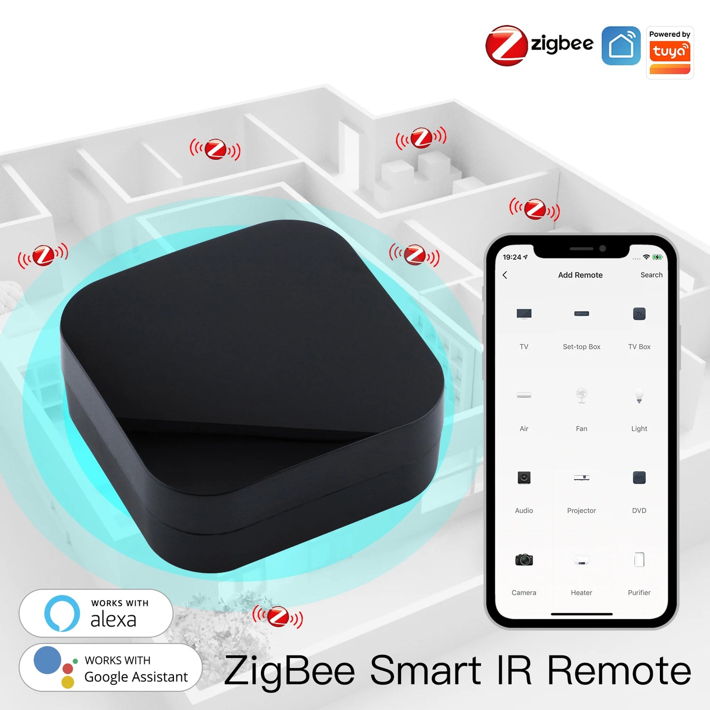 Tuya Smart IR Remote Control for Alexa & Google Home