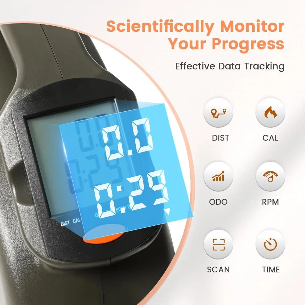 Under-Desk Magnetic Pedal Exerciser with 16 Resistance Levels