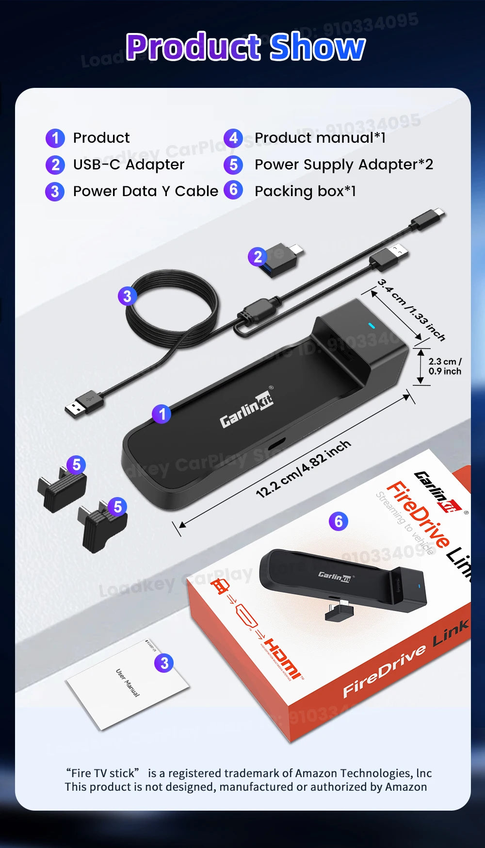 Carlinkit FireDrive Link – Stream Fire TV Stick on CarPlay Display