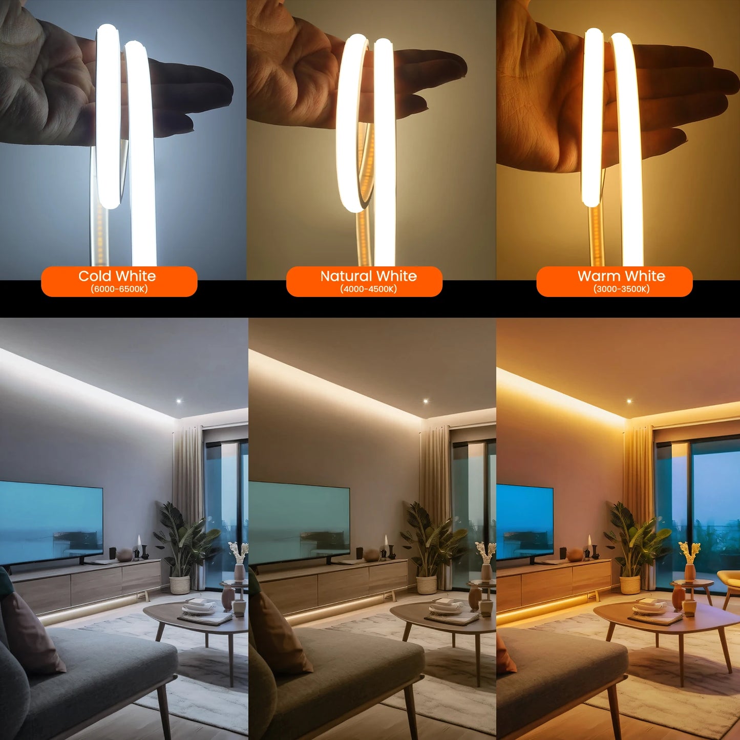 Waterproof COB LED Strip Light – Flexible Neon