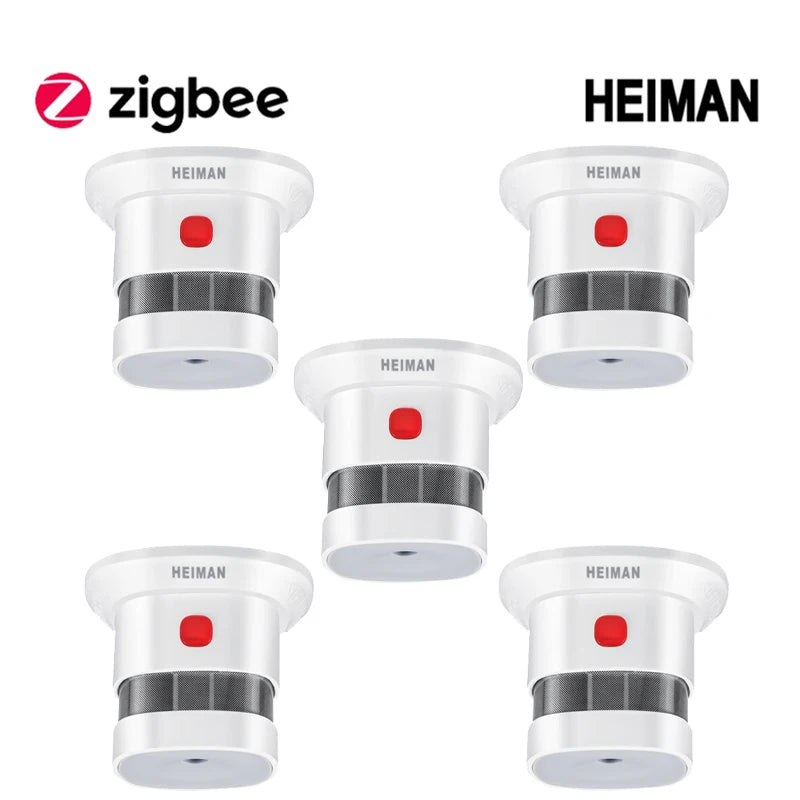 HEIMAN Zigbee Smart Smoke Detector – 2.4GHz Sensor