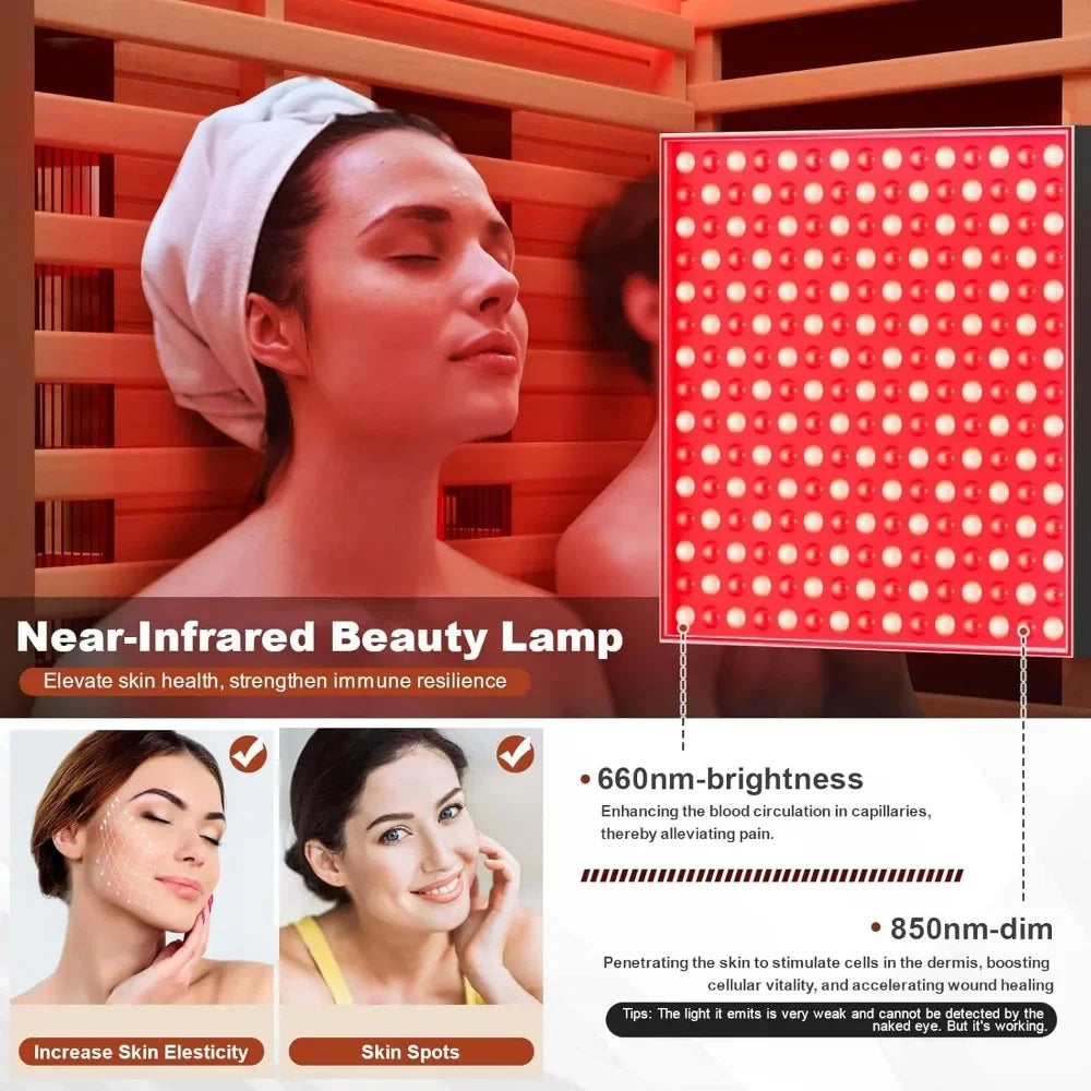 MEISSALIVVE Full-Spectrum Infrared Outdoor Sauna