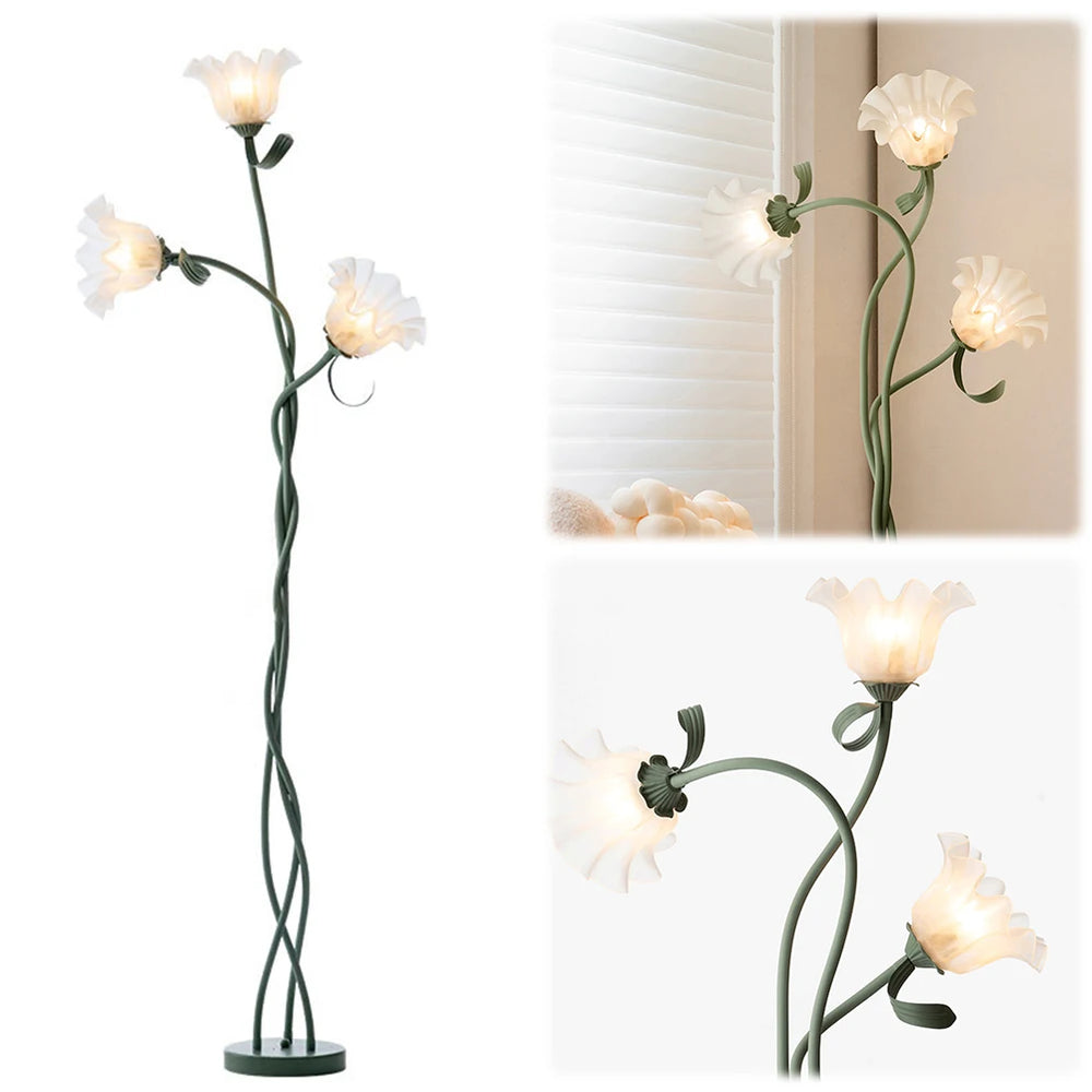 Lily Modern LED Floor Lamp – 3 Color Vintage Corner Lamp