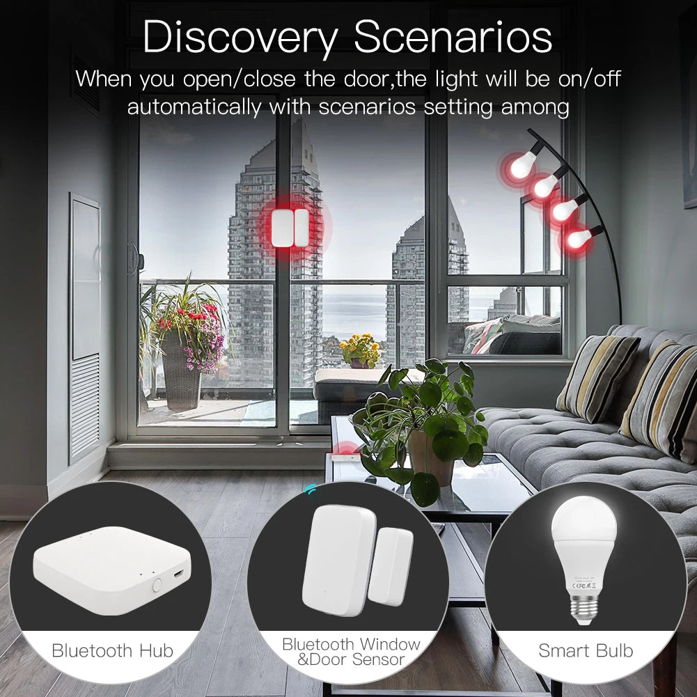 Smart Wireless Bluetooth SIG Mesh Gateway Hub with Smart Life App Control
