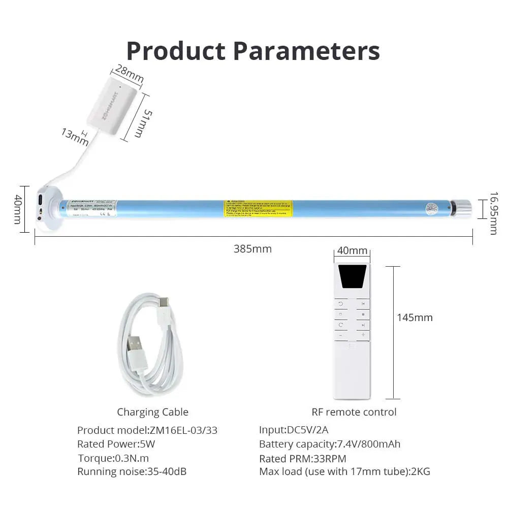 Zemismart Zigbee Roller Shade Motor