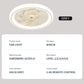 Modern Remote Control Ceiling Fan Light