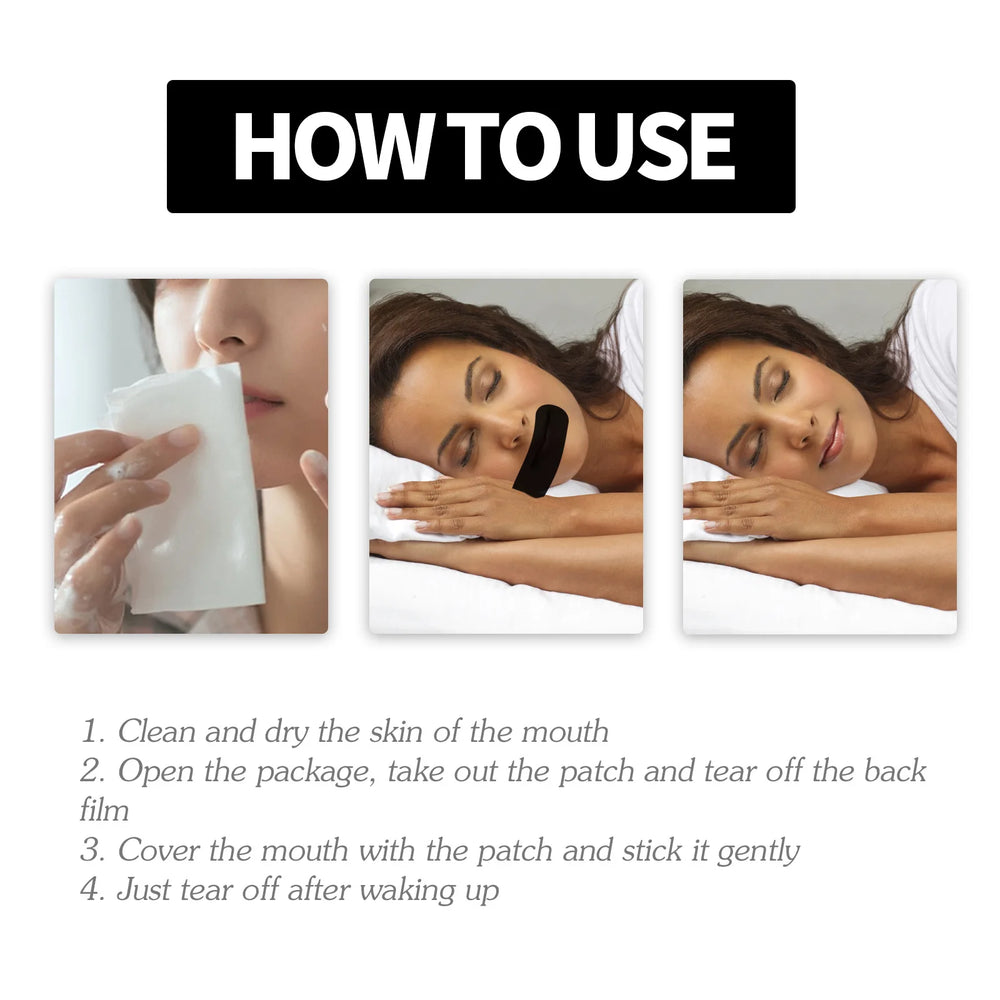 Stop Snoring Mouth Tape for Nasal Breathing Correction