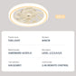 Modern Remote Control Ceiling Fan Light