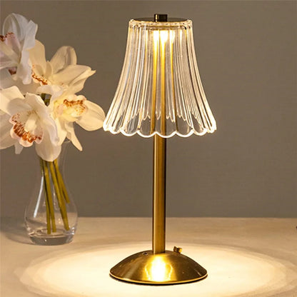 LED Table Lamp – Touch Sensor & Dimmable Rechargeable