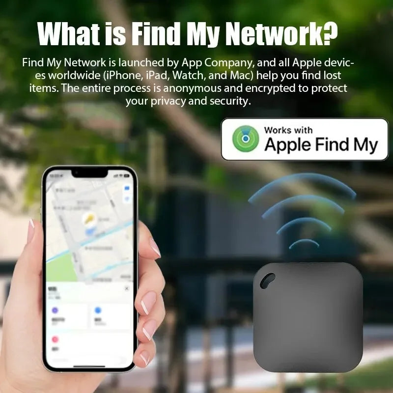 MFi-Certified Bluetooth GPS Tracker Compatible