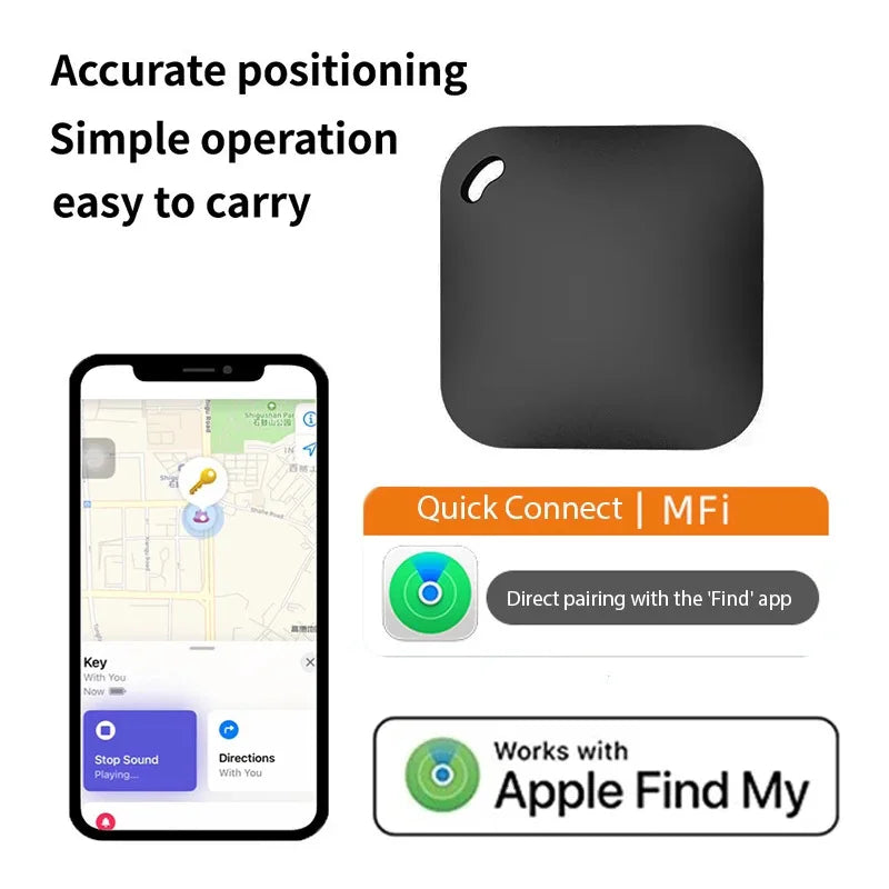 MFi-Certified Bluetooth GPS Tracker Compatible
