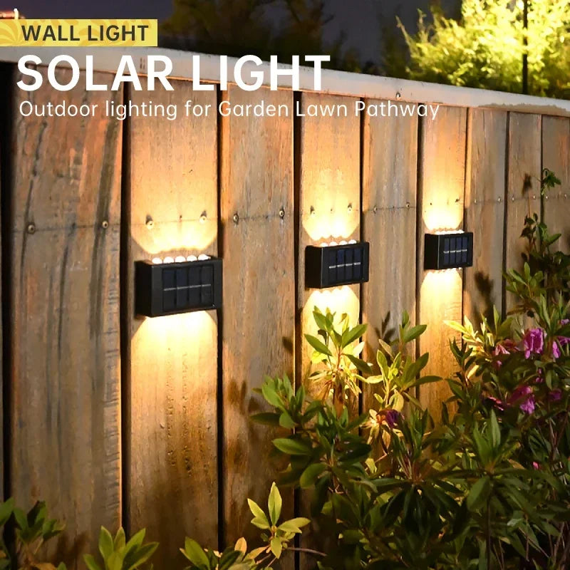 Solar Wall Lamp – Waterproof Outdoor Illumination