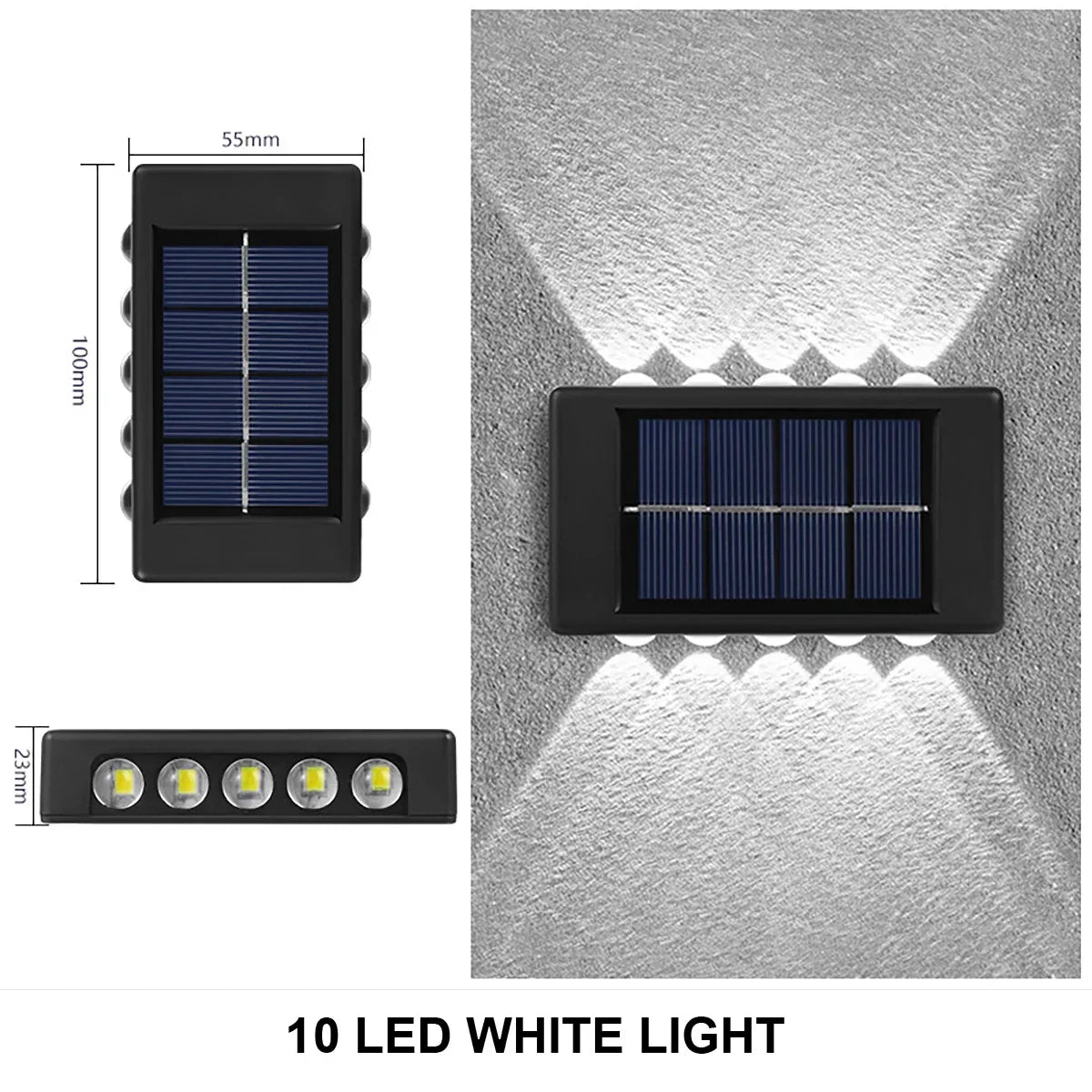 Solar Wall Lamp – Waterproof Outdoor Illumination