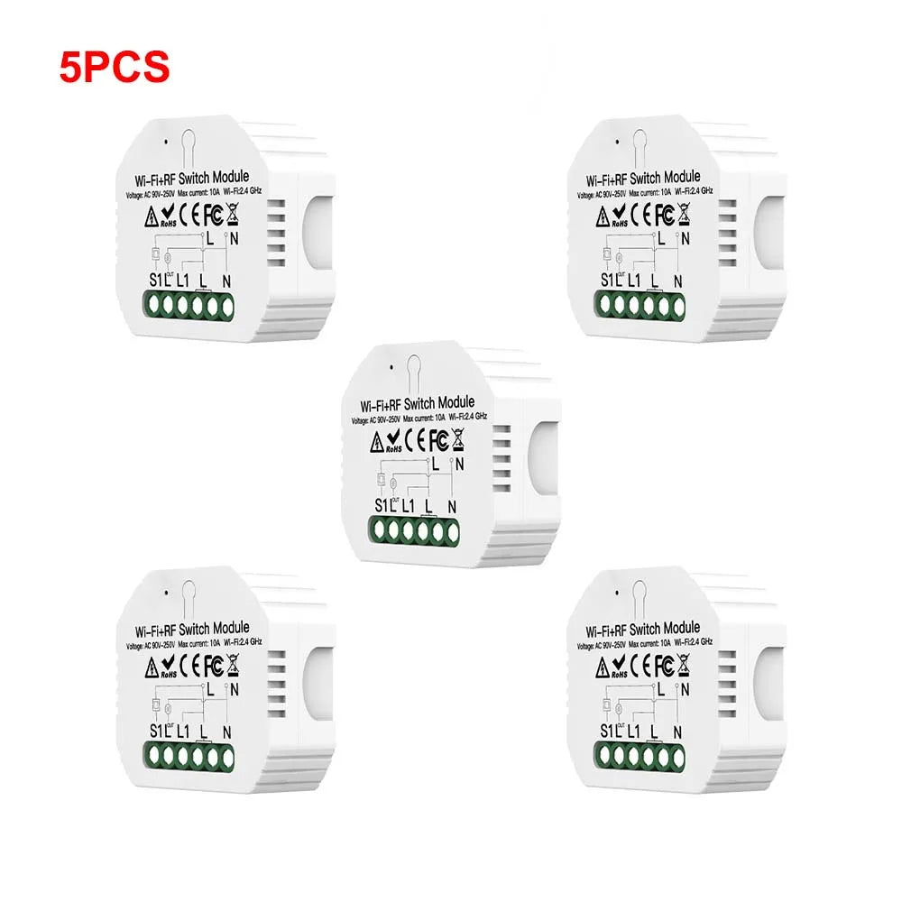 Tuya WiFi Smart Switch with RF433 Remote Control