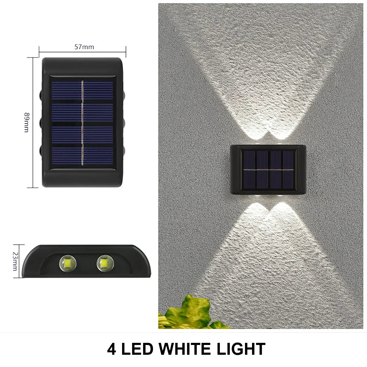Solar Wall Lamp – Waterproof Outdoor Illumination