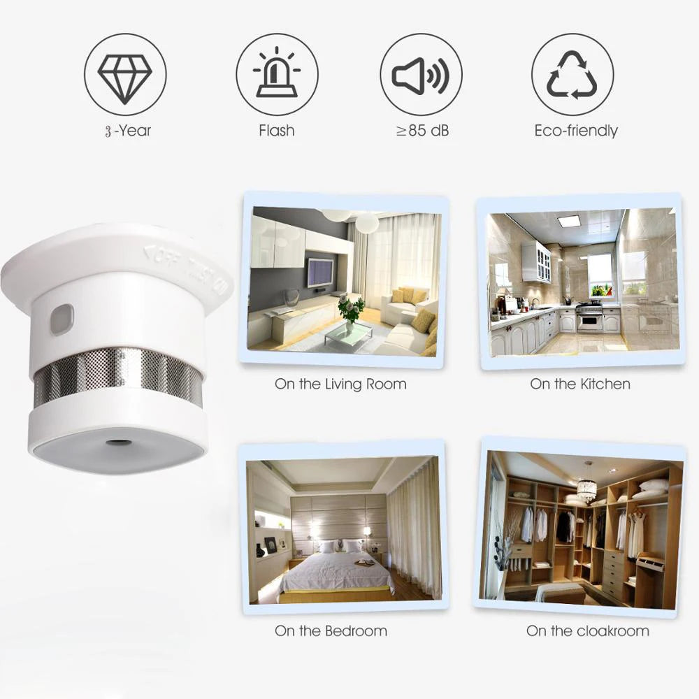 HEIMAN Zigbee Smart Smoke Detector – 2.4GHz Sensor