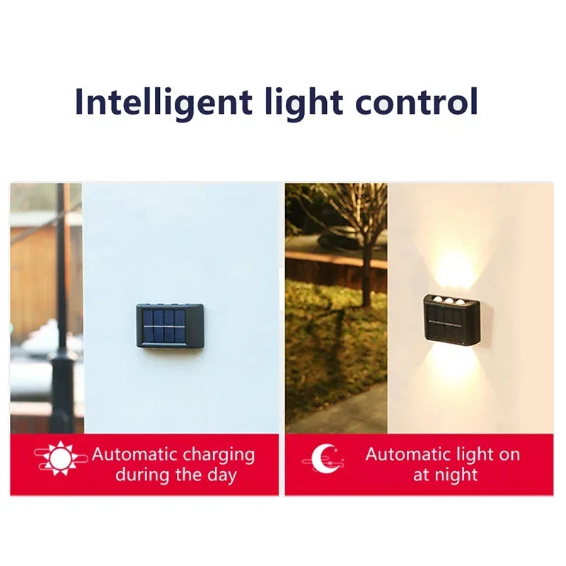 Solar Wall Lamp – Waterproof Outdoor Illumination