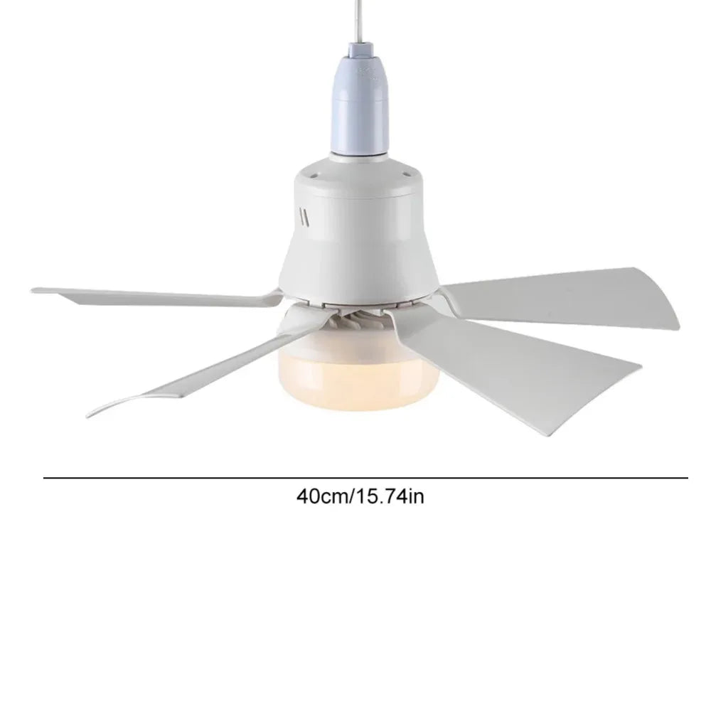 E27 LED Fan Light with Remote Control