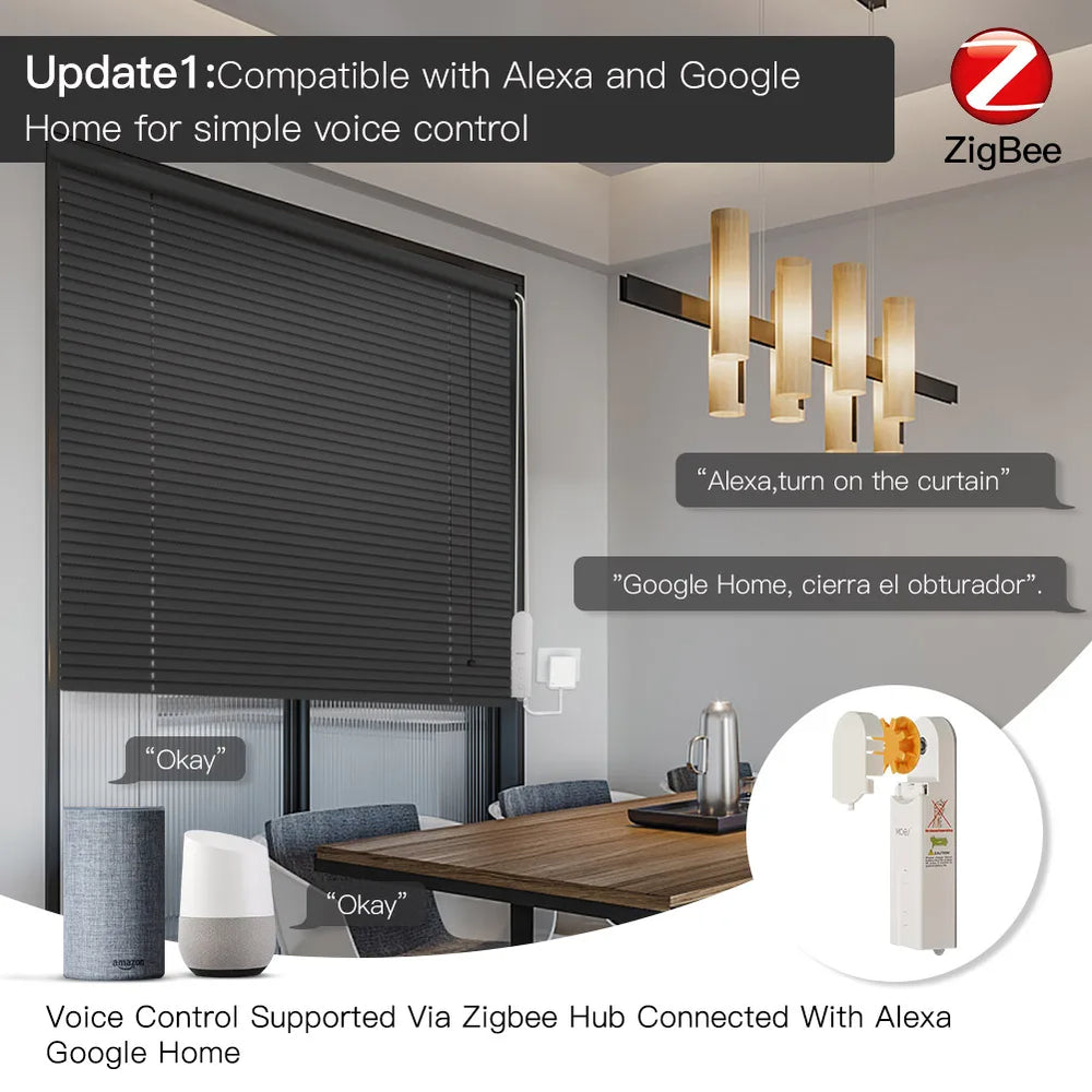 ZigBee Smart Motorized Roller Blinds Hub