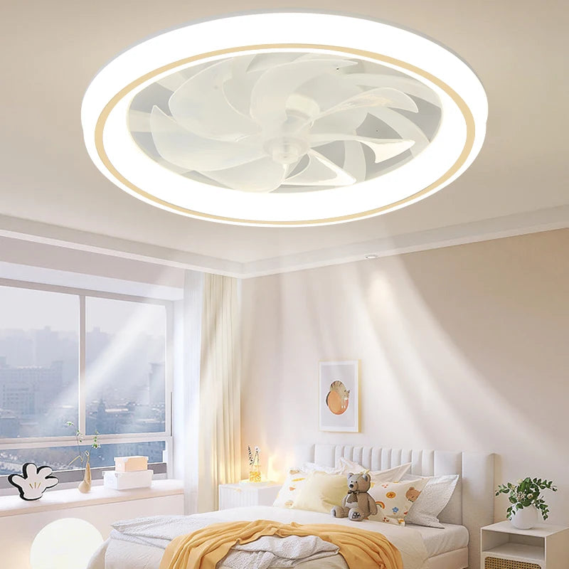 Modern Remote Control Ceiling Fan Light