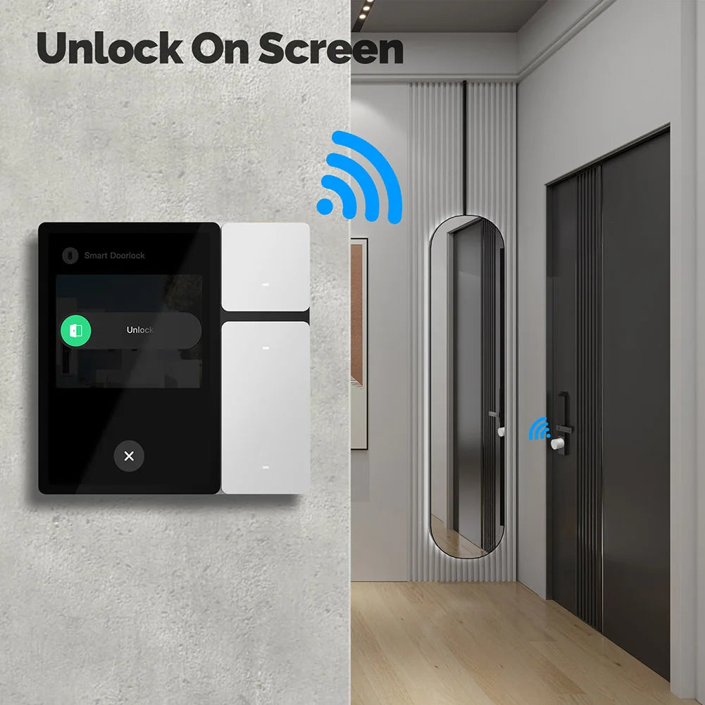 WiFi 3.5-Inch Smart Home Control Panel with IR Remote