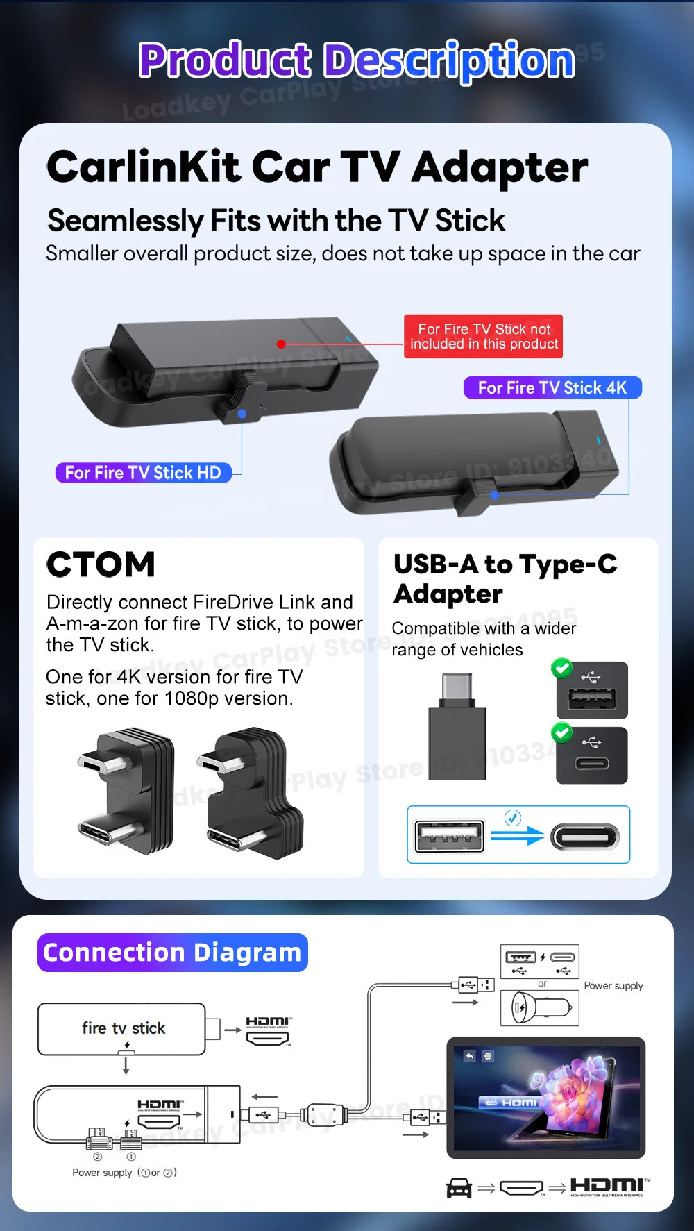 Carlinkit FireDrive Link – Stream Fire TV Stick on CarPlay Display