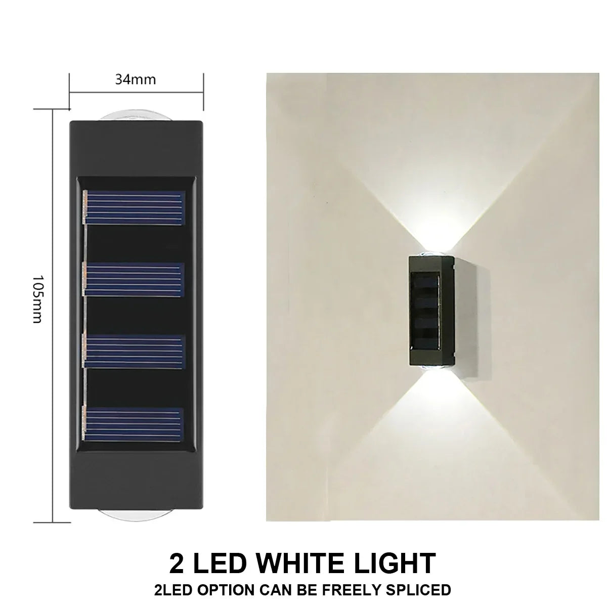 Solar Wall Lamp – Waterproof Outdoor Illumination