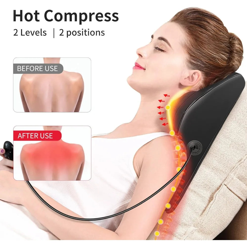 3D Kneading Massage Pillow with Heat