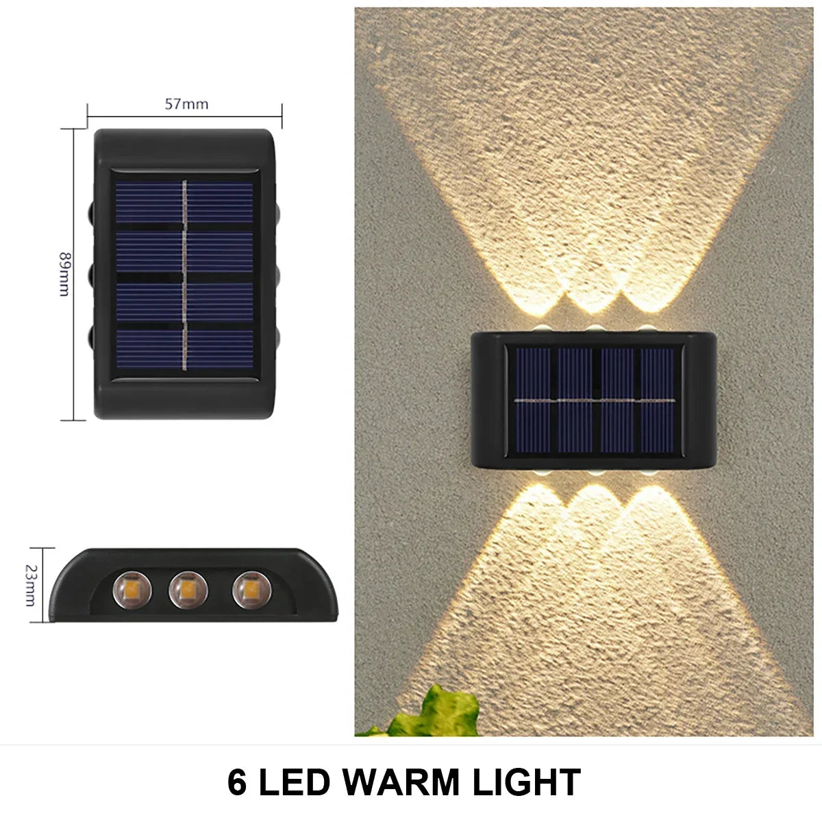 Solar Wall Lamp – Waterproof Outdoor Illumination