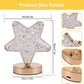LED Moon Star Tree Topper Light