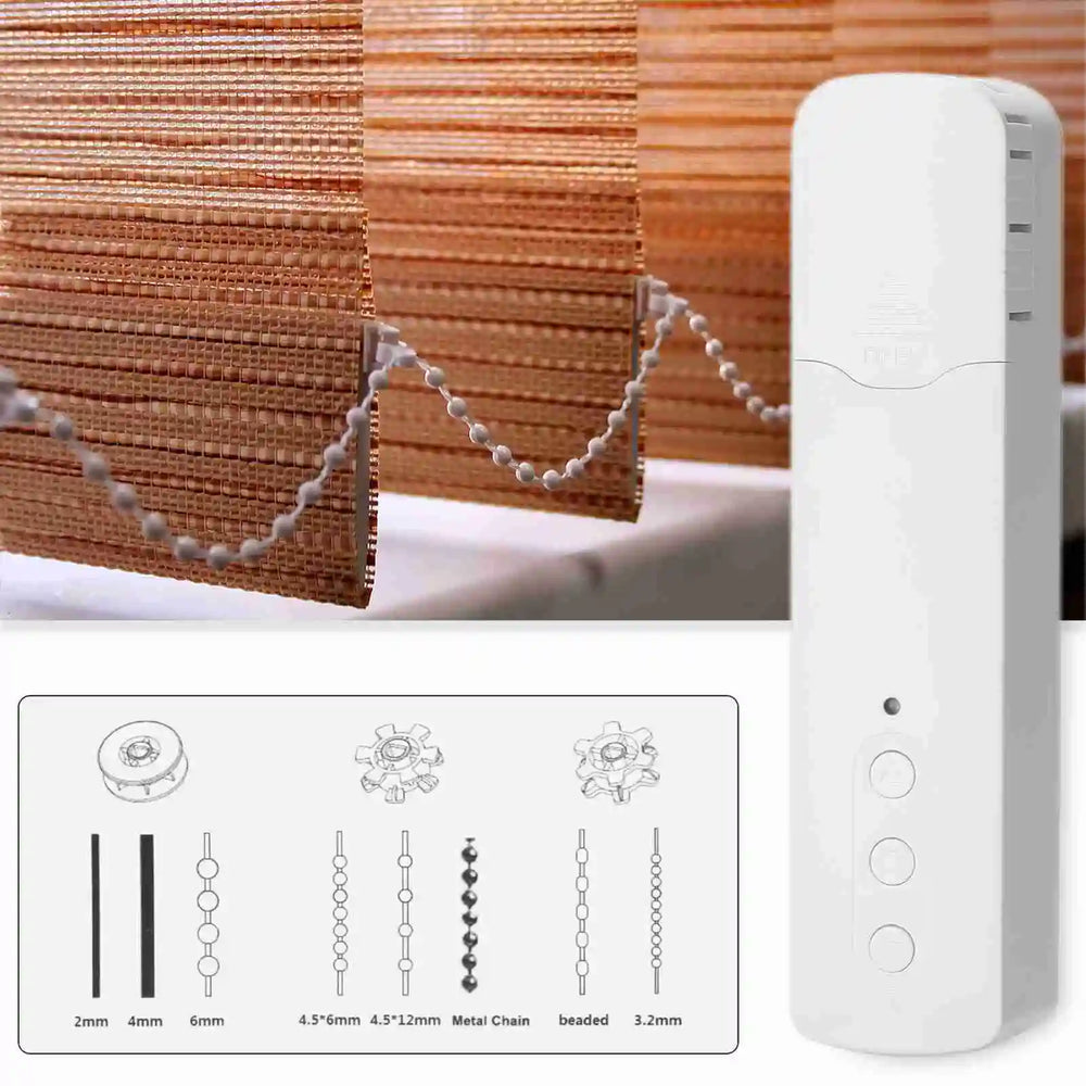 Tuya WiFi TM616EGWT Smart Pull Bead Curtain Motor with App and Voice Control