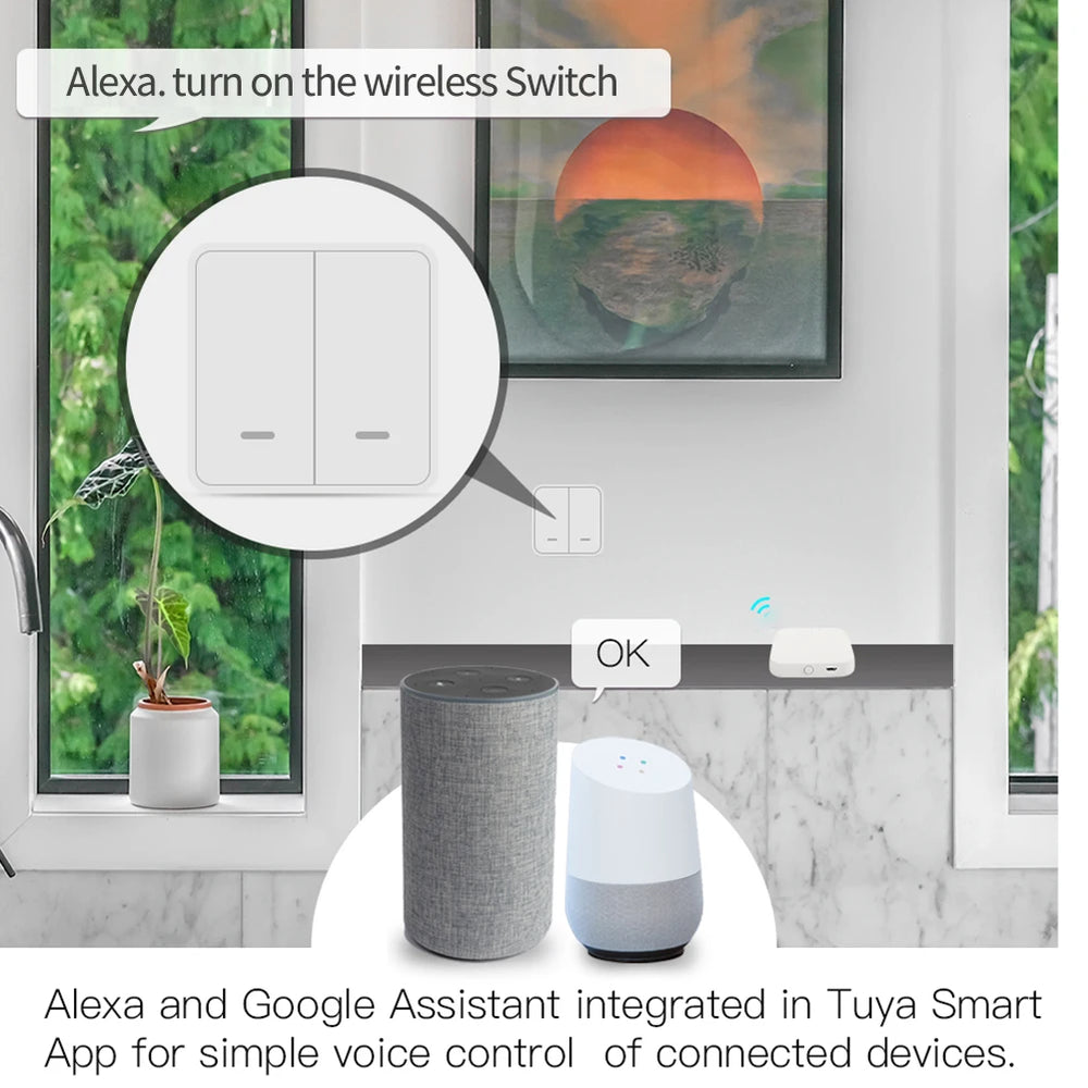 Smart Wireless Bluetooth SIG Mesh Gateway Hub with Smart Life App Control