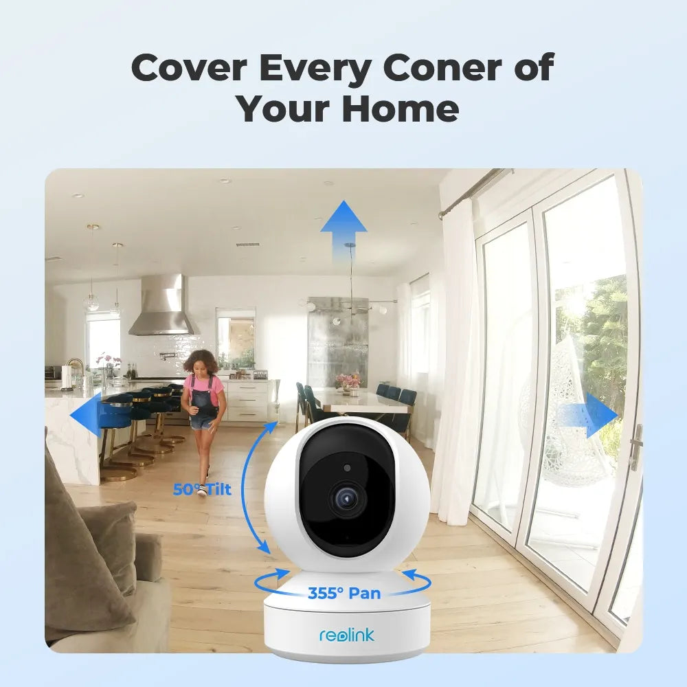 Reolink E1 2K 4MP WiFi Indoor Camera with AI Detection