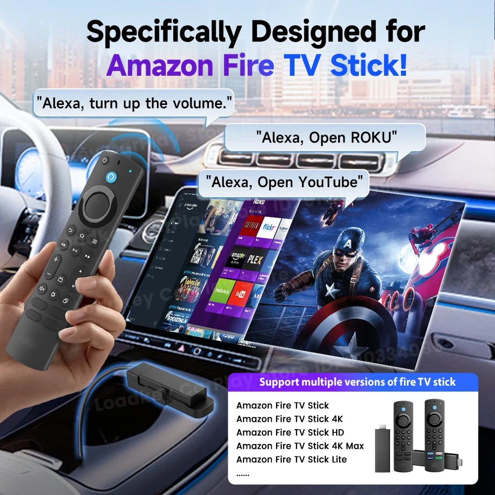 Carlinkit FireDrive Link – Stream Fire TV Stick on CarPlay Display