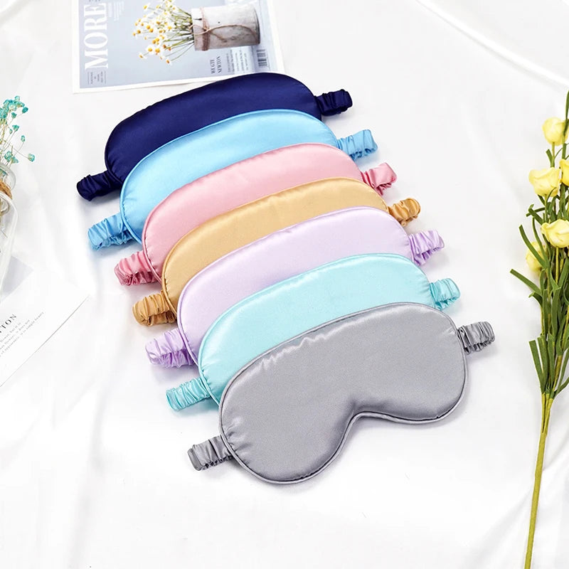 Imitated Silk Eye Patch Shading Sleep Eye Mask