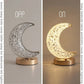 LED Moon Star Tree Topper Light