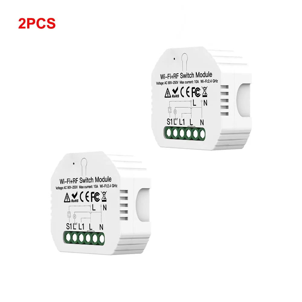Tuya WiFi Smart Switch with RF433 Remote Control