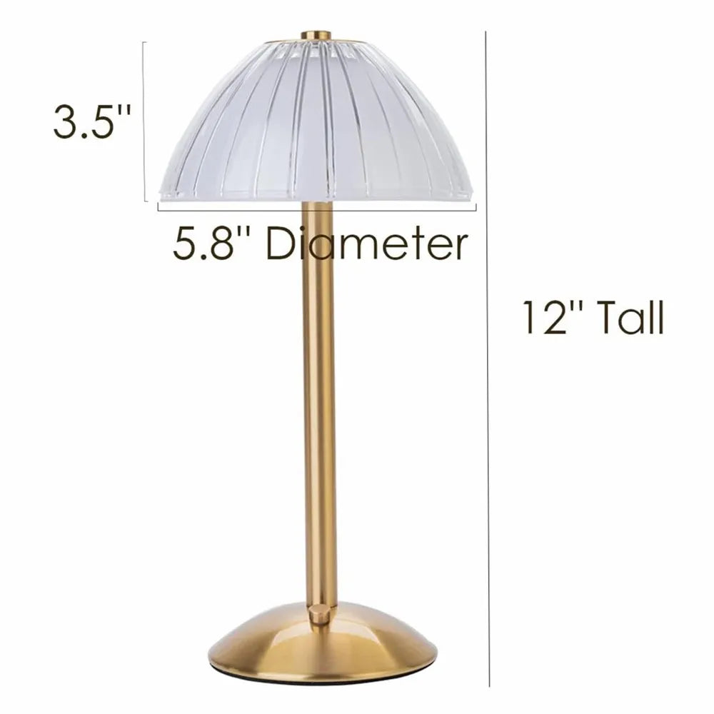 LED Table Lamp – Touch Sensor & Dimmable Rechargeable