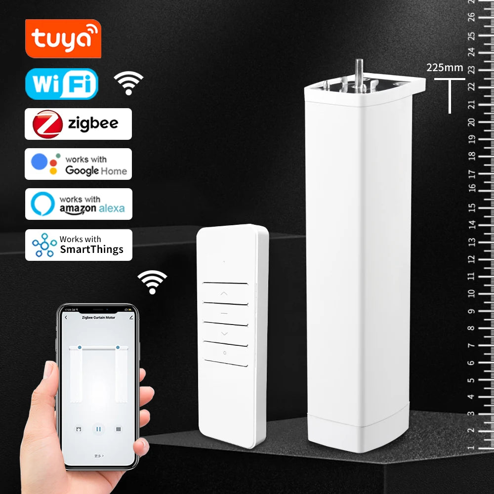 Smart Tuya Electric Curtain Motor – 22.5CM