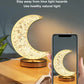 LED Moon Star Tree Topper Light