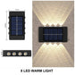 Solar Wall Lamp – Waterproof Outdoor Illumination