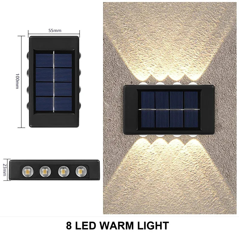 Solar Wall Lamp – Waterproof Outdoor Illumination