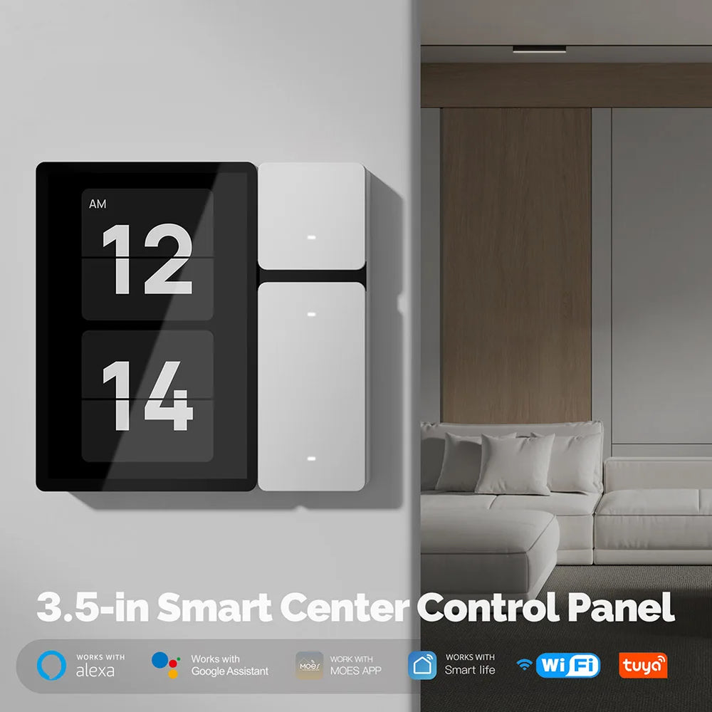 WiFi 3.5-Inch Smart Home Control Panel with IR Remote